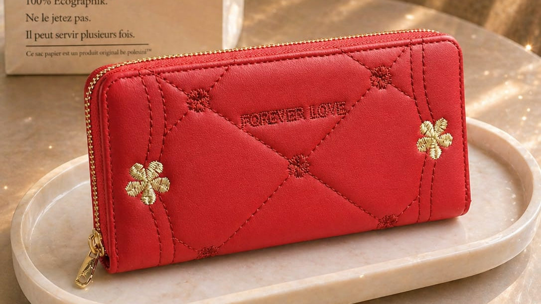 Yeh Red Ladies Wallet ek bold aur trendy design hai jo young girls aur stylish women dono ke liye perfect hai. Is Ladies Wallet ka red color fashion statement create karta hai aur outfit ko highlight karta hai. Durable material aur fine finishing is Ladies Wallet ko premium feel deti hai. Is mein enough space hai cards, cash aur coins ke liye. Yeh Ladies Wallet stylish aur practical dono hai.