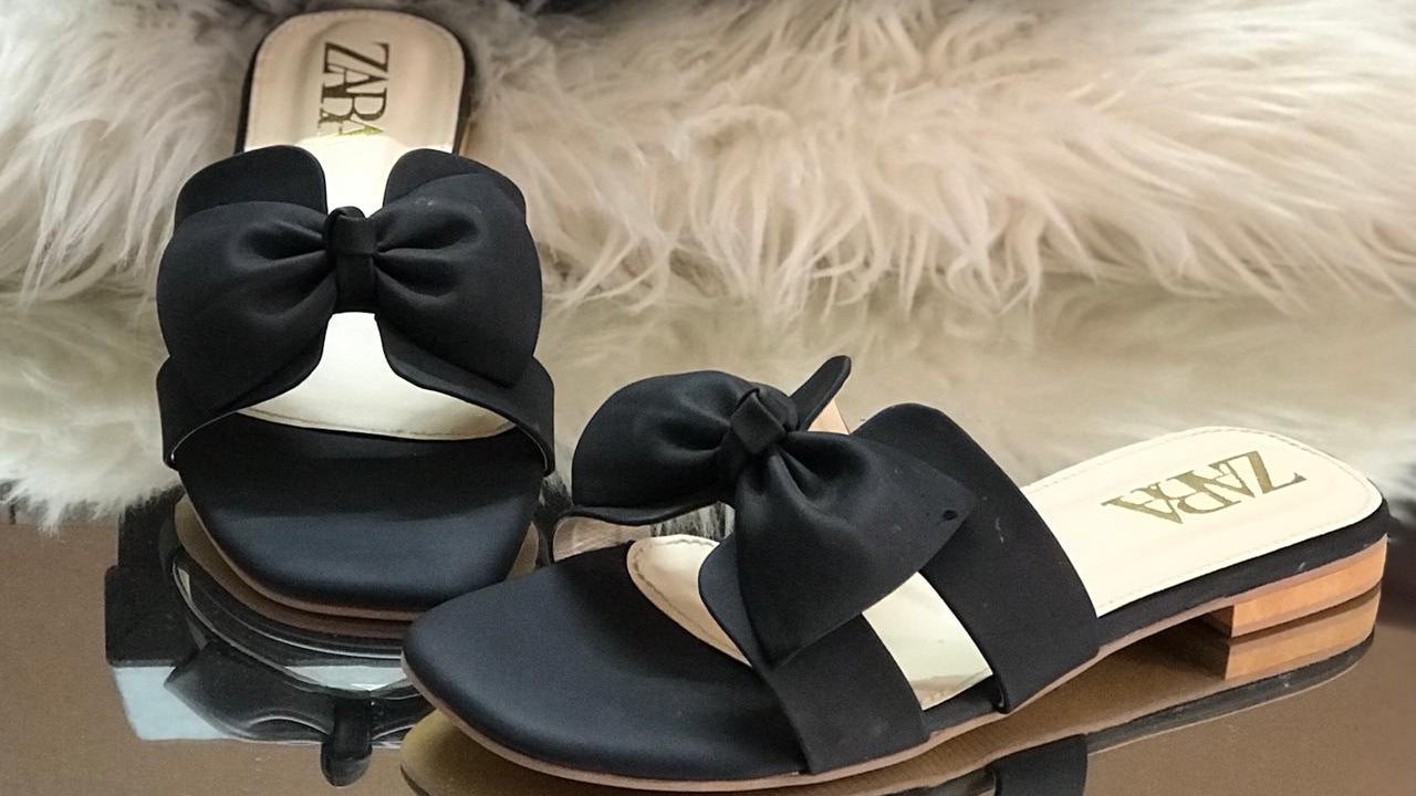 Women's Bow Flat Slides | Ladies Slippers